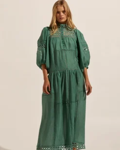 zoe kratzmann Tactic Dress-Pine|Women Dresses