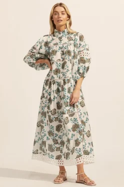 zoe kratzmann Tactic Dress-Sage Botanic|Women Dresses