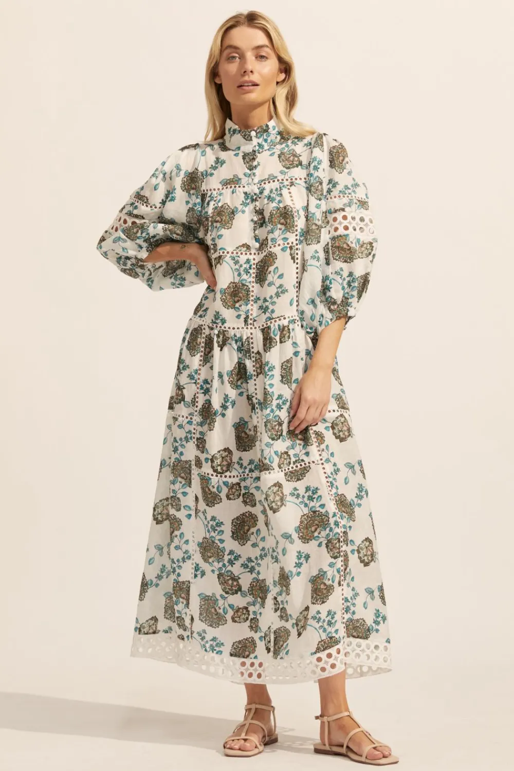 zoe kratzmann Tactic Dress-Sage Botanic|Women Dresses
