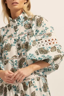 zoe kratzmann Tactic Dress-Sage Botanic|Women Dresses