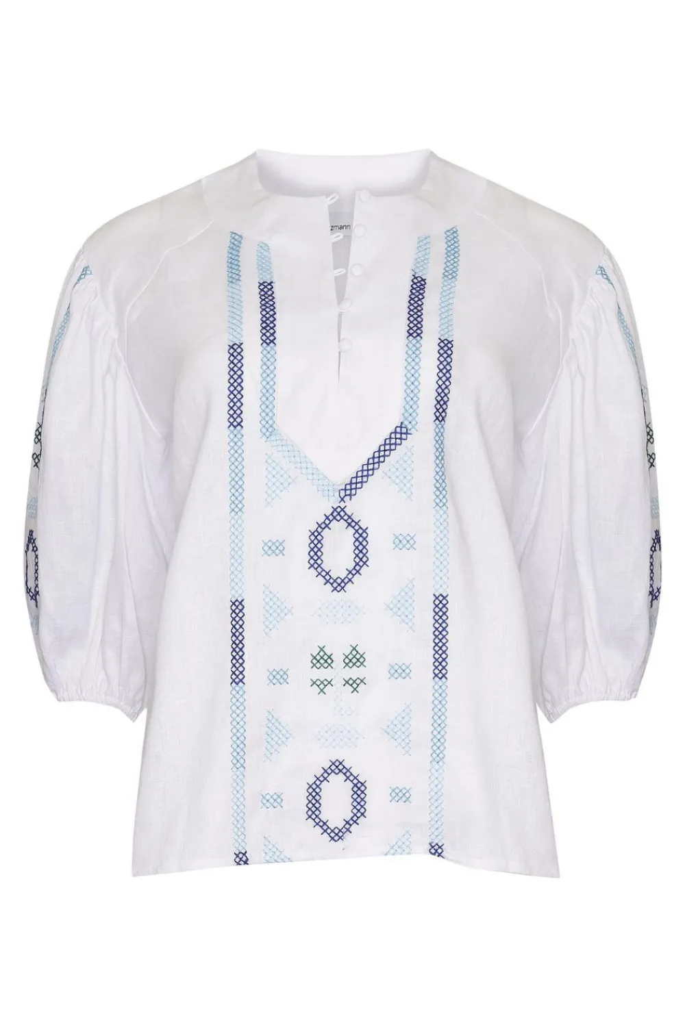 zoe kratzmann Theme Top-Azure Embroid|Women Tops