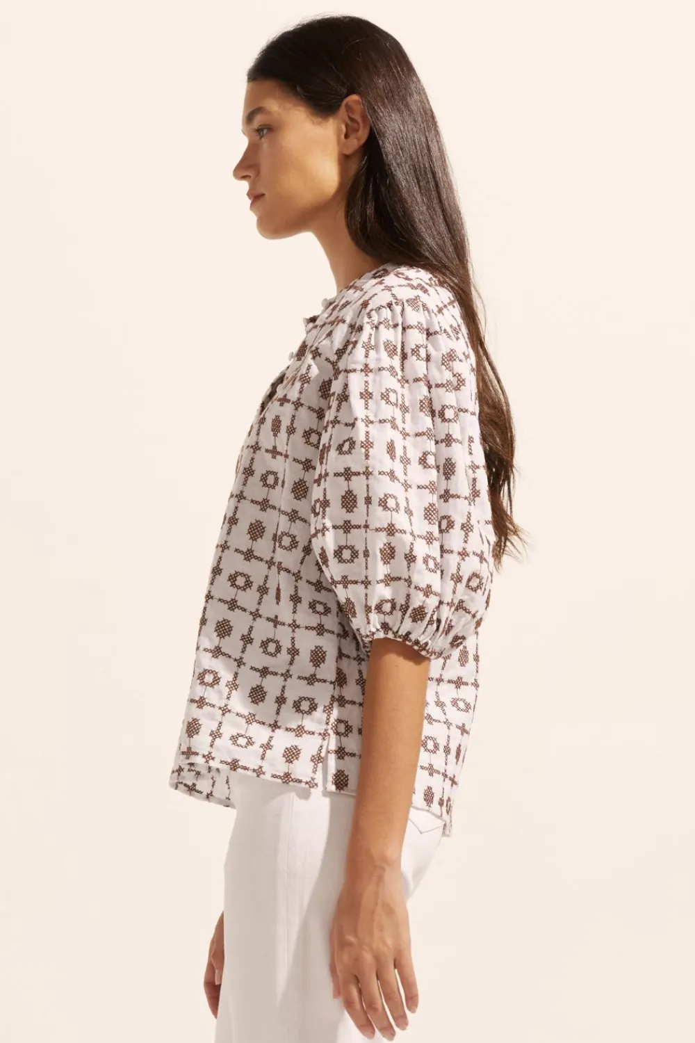 zoe kratzmann Theme Top-Carob Embroid|Women Tops