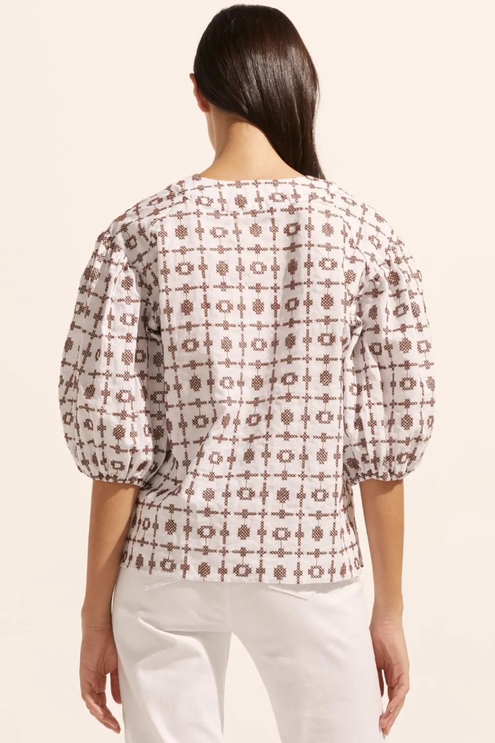zoe kratzmann Theme Top-Carob Embroid|Women Tops