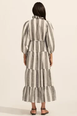 zoe kratzmann Toast Dress-Black Wide Stripe|Women Dresses