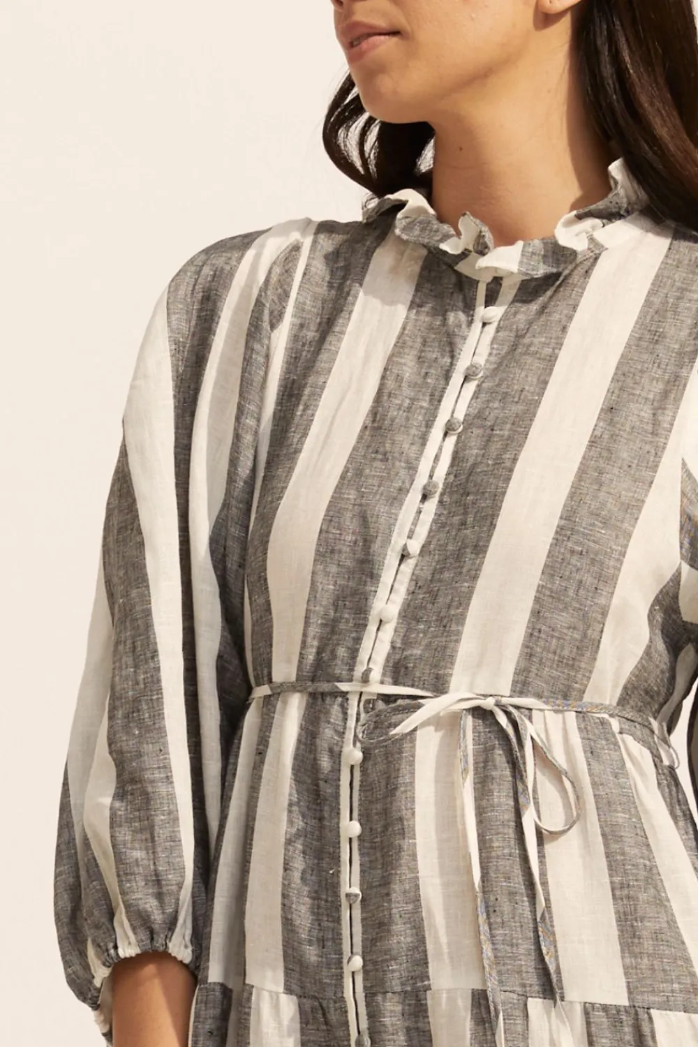 zoe kratzmann Toast Dress-Black Wide Stripe|Women Dresses