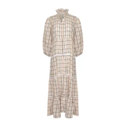 zoe kratzmann Toast Dress-Ivory Check|Women Dresses
