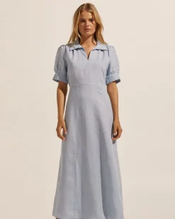 zoe kratzmann Trace Dress-Sky|Women Dresses