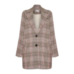 zoe kratzmann Transit Coat-Musk Check|Women Coats
