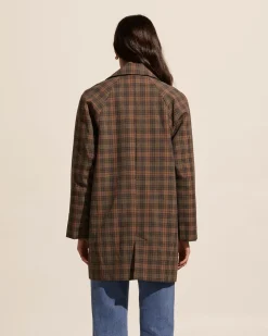 zoe kratzmann Transit Coat-Toasted Check|Women Coats