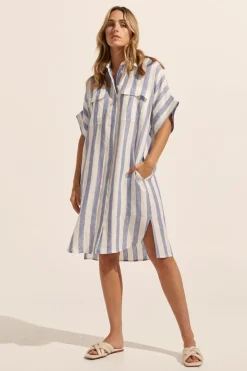 zoe kratzmann Troppo Dress-Wide Ocean|Women Dresses