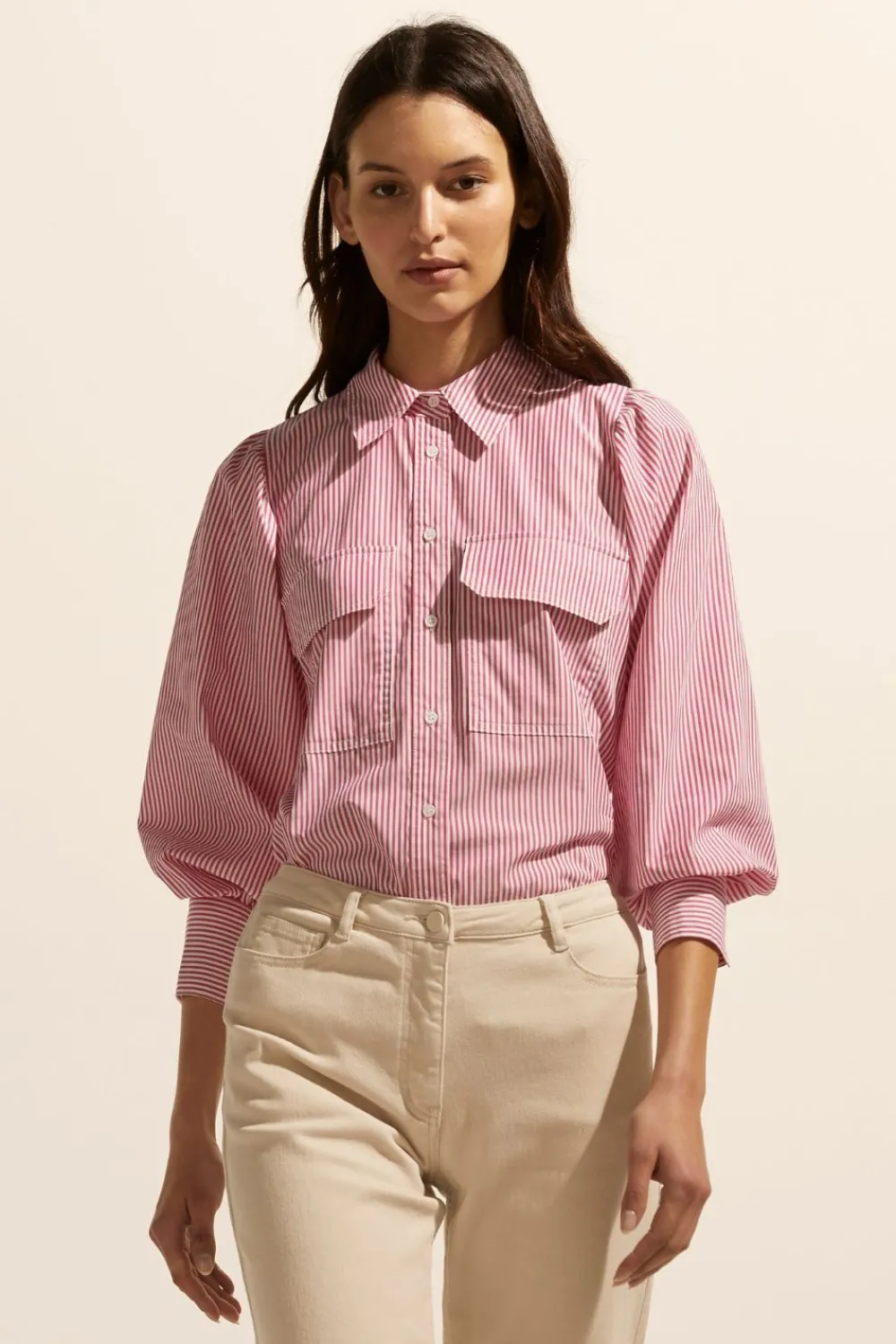 zoe kratzmann Underpin Top-Magenta Stripe|Women Tops