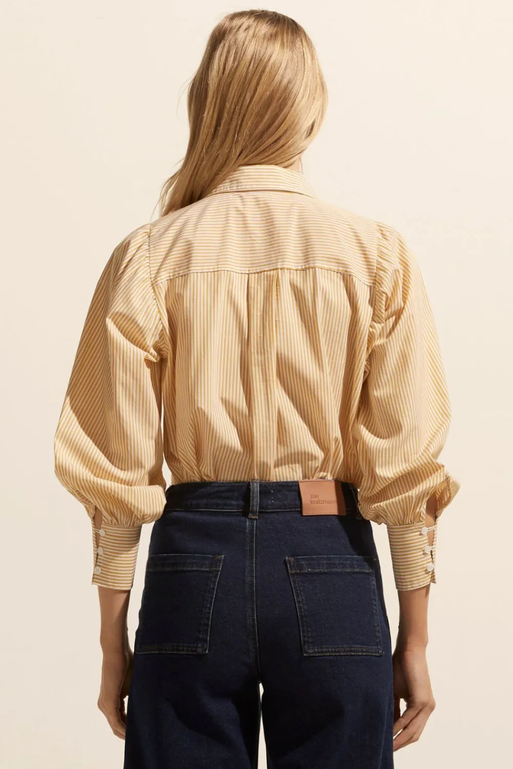 zoe kratzmann Underpin Top-Ochre Stripe|Women Tops