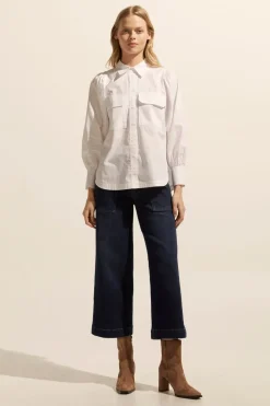 zoe kratzmann Underpin Top-Porcelain|Women Tops