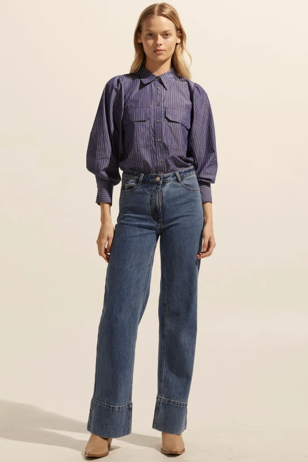 zoe kratzmann Underpin Top-Yale Stripe|Women Tops