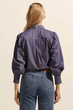 zoe kratzmann Underpin Top-Yale Stripe|Women Tops
