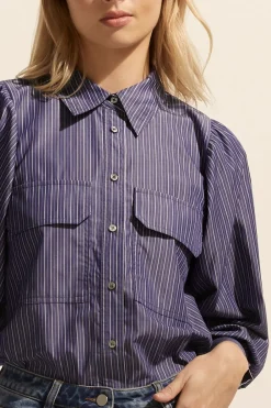 zoe kratzmann Underpin Top-Yale Stripe|Women Tops