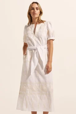 zoe kratzmann Unify Dress-Porcelain Embroid|Women Dresses