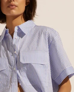 zoe kratzmann Unite Top-Ocean Stripe|Women Tops