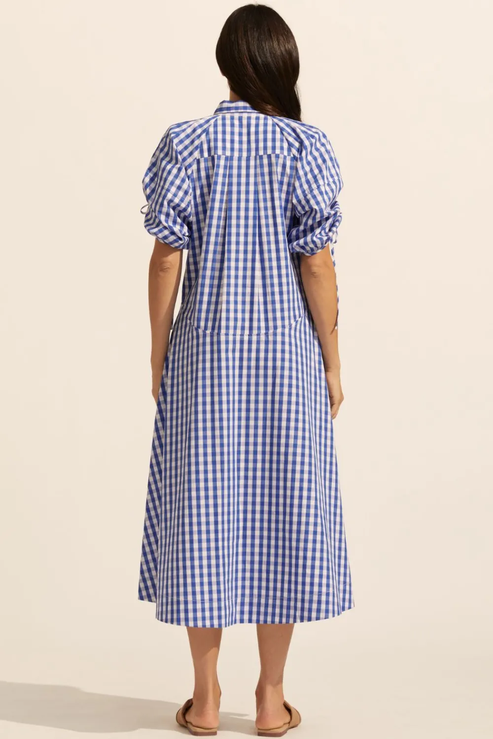 zoe kratzmann Urge Dress-Azure Gingham Check|Women Dresses