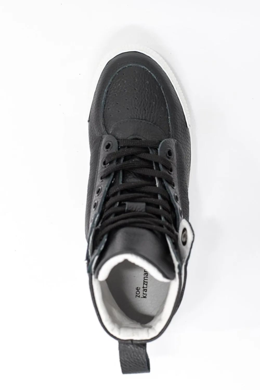 zoe kratzmann Vibe Sneaker-Black Leather|Women Sneakers