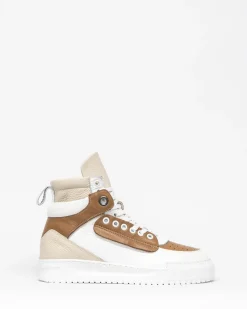 zoe kratzmann Vibe Sneaker-Mocha/White Leather|Women Sneakers
