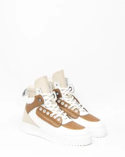 zoe kratzmann Vibe Sneaker-Mocha/White Leather|Women Sneakers