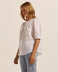 zoe kratzmann Virtue Top-Porcelain|Women Tops