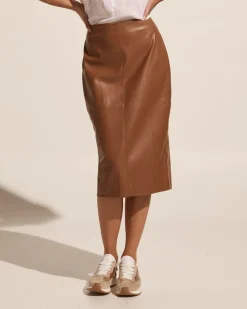 zoe kratzmann Vortex Skirt-Caramel|Women Bottoms