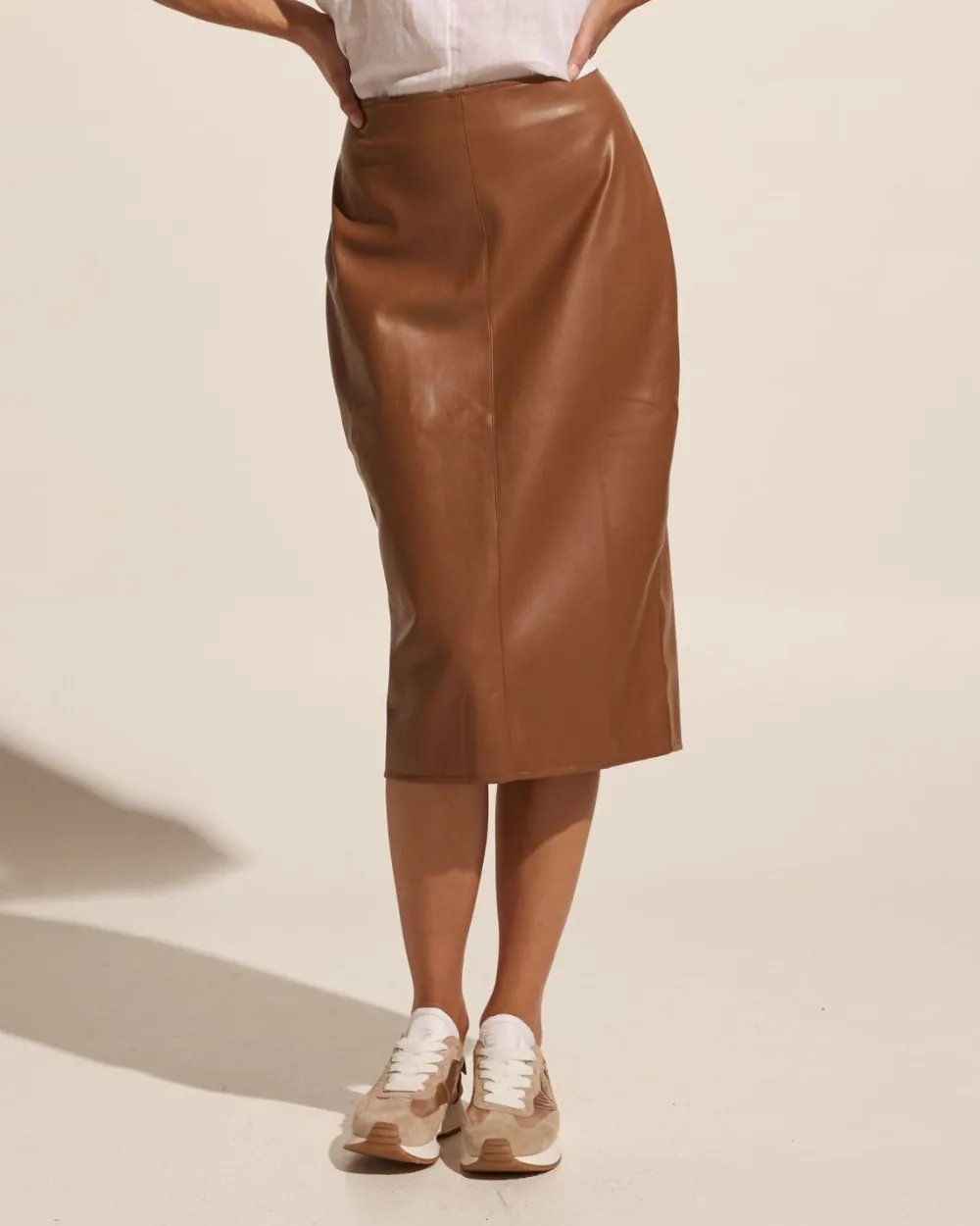 zoe kratzmann Vortex Skirt-Caramel|Women Bottoms