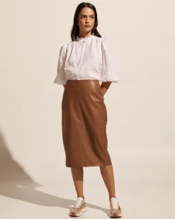 zoe kratzmann Vortex Skirt-Caramel|Women Bottoms