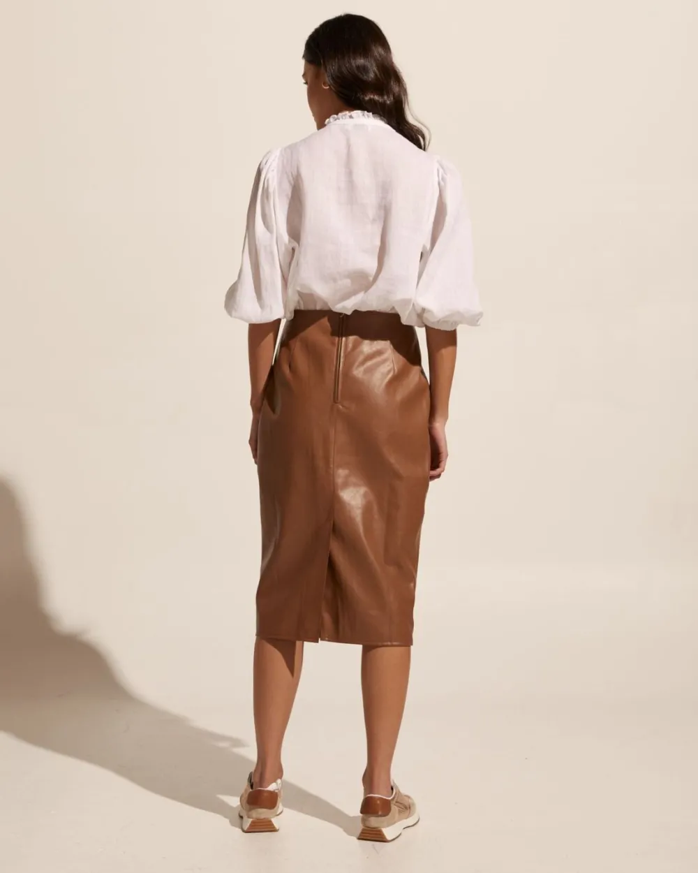 zoe kratzmann Vortex Skirt-Caramel|Women Bottoms