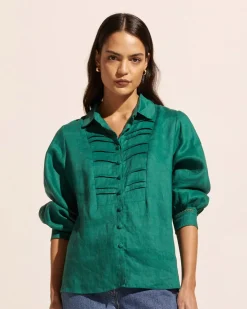 zoe kratzmann Voyage Top-Juniper|Women Tops