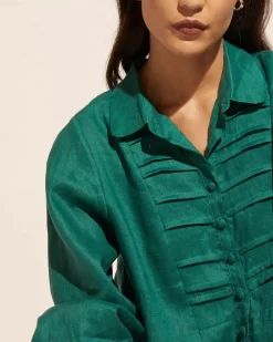 zoe kratzmann Voyage Top-Juniper|Women Tops