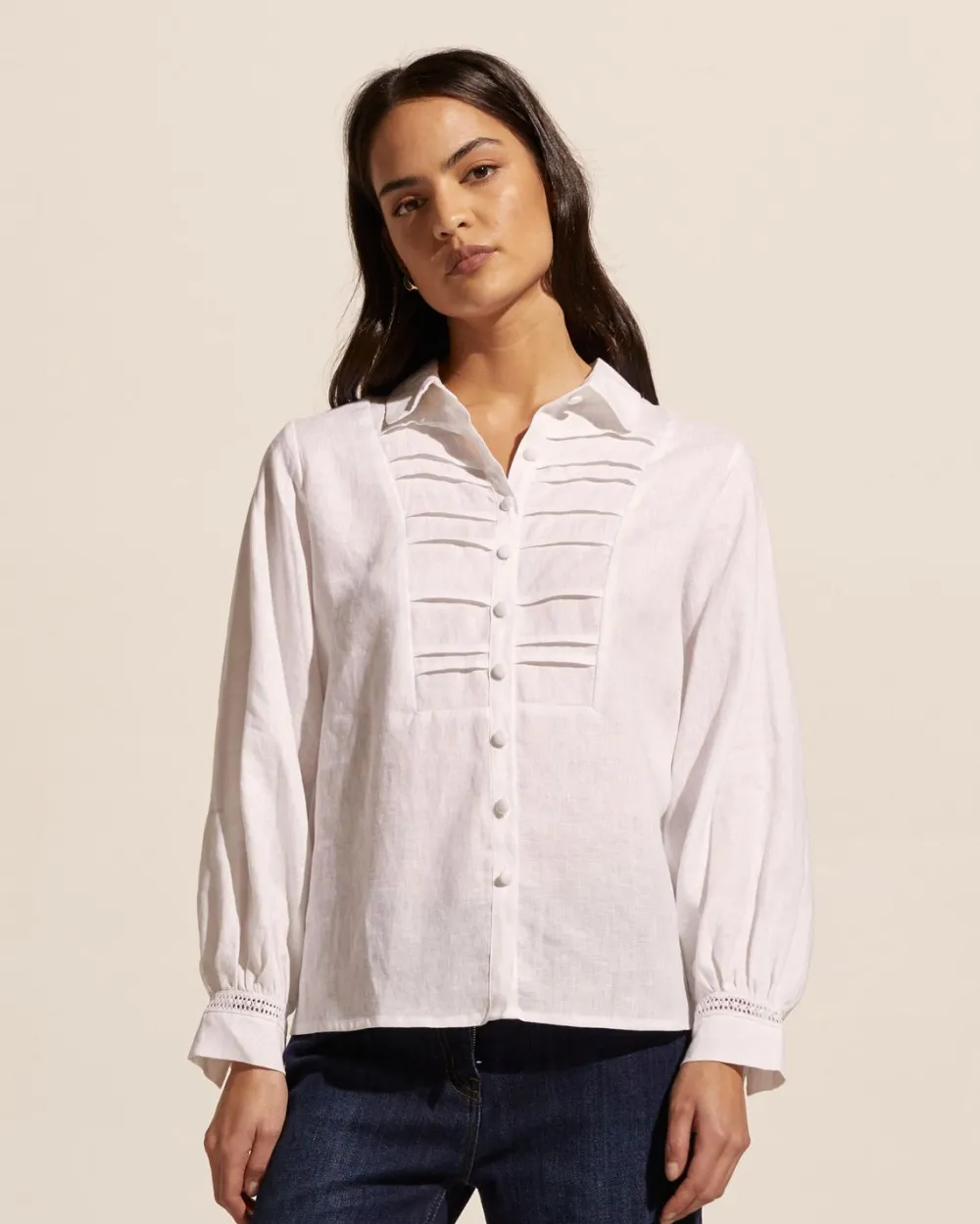 zoe kratzmann Voyage Top-Porcelain|Women Tops