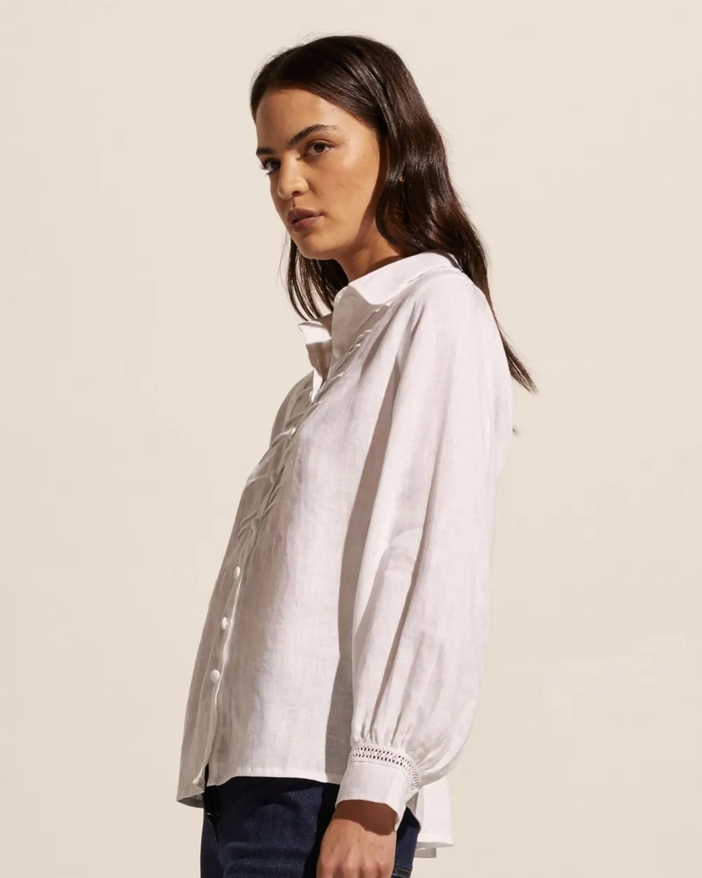 zoe kratzmann Voyage Top-Porcelain|Women Tops