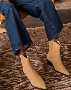 zoe kratzmann Whip Boot-Taupe Suede|Women Boots