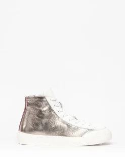 zoe kratzmann Wrangler Sneaker-Gunmetal Leather|Women Sneakers